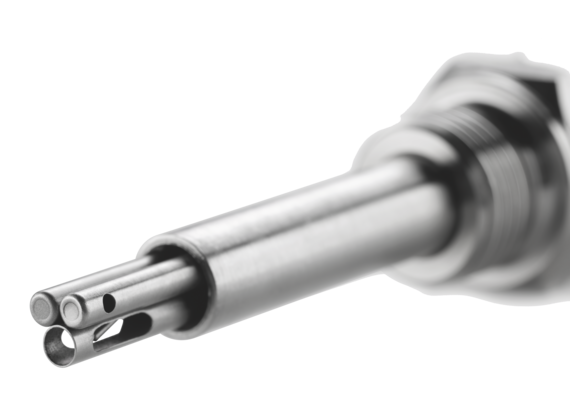 Detailansicht der Sondenspitze