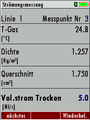 Ergebnisdisplay Str&ouml;mungsmessung