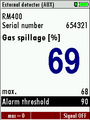 Screenshot gas spillage
